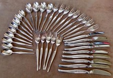 Vintage Christofle Duo Silverplate 36pcs Service for 9 France Tapio Wirkkala picture