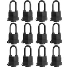 12 Waterproof  Keyed Alike Padlocks Outdoor Use Covered Heavy Duty Laminated picture