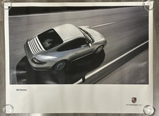 2004 Porsche Carrera Coupe Showroom Advertising Poster 40x30 Rare picture