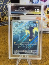 Wattrel (178/167) Card Pokemon 2024 Twilight Masquerade Grade 10 Mint picture