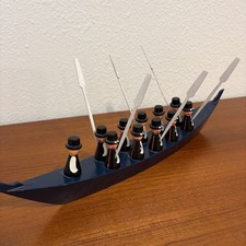 Vintage Swedish Wood Church Boat 13.5” JOBS SÖDERLUND of Svensk Slöjd Folk Art picture