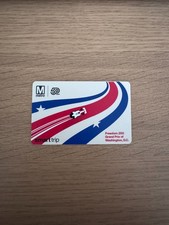 Washington DC WMATA Smart Card Metro 50 & Freedom 250 Grand Prix Special Edition picture