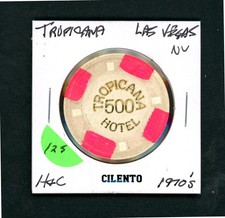 Scarce $500 Tropicana Las Vegas, Nevada Casino Chip picture