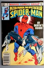 Spectacular Spider-Man #76 VF- Newsstand Edition Marvel 1983 picture