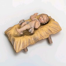 Anri Bacher 10 Inch Scale  Colorized Nativity  Italy Christmas Baby Jesus picture