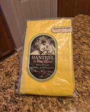 VTG Dan River Dantrel Fine Muslin Yellow Pillowcases -Pack of 2 NEW/Sealed Retro picture