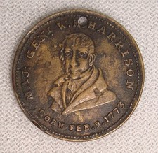 1840 William Henry Harrison Campaign Token 