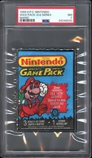 1989 O-PEE-CHEE OPC NINTENDO GAMEPACK SERIES 2 UNOPENED WAX PACK MARIO PSA 7 picture