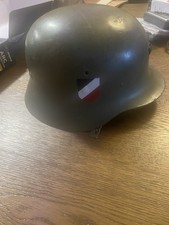 Spanish WWII M-42 Metal Helmet  picture