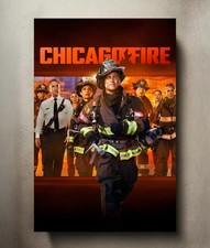 Chicago Fire 8x12 Metal TV Show Poster Sign picture