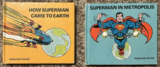 SUPERMAN IN METROPOLIS & HOW SUPERMAN CAME TO EARTH HB Books Random House 1980 picture