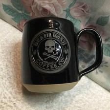 Death Wish Coffee Mug, The Gateway, Black with Skull and Crossbones, Deneen  picture