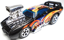 2004 HOT WHEELS TOONED 1969 PONTIAC GTO JUDGE BLACK 1:64 DIECAST 3