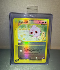Pokemon Card, Igglybuff #67/144 30HP, Skyridge Reverse Holo, Eng 2003. picture