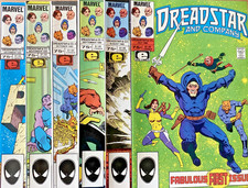 DREADSTAR AND COMPANY COMPLETE SET #1-6  EPIC * MARVEL  1985  NICE picture
