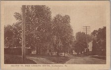 Postcard Second Street Pike Looking South Southampton PA picture