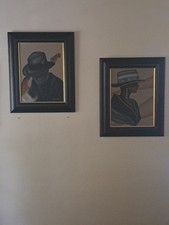  A PAIR OR ORIGINAL LITHOGRAPHS BY JUNE MARIE  picture