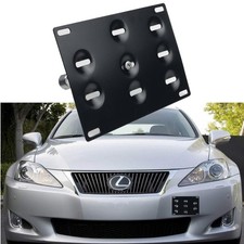 Sport Front Bumper Tow Hook License Plate Mount Bracket Holder Bolt On for Le... picture
