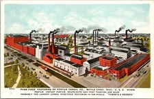 Pure Food Factories Of Postum Cereak Company, Battle Creek, Michigan Postcard picture