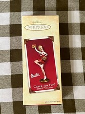 Hallmark Cheer For Fun Barbie Keepsake Ornament 2002 picture