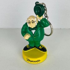 Fitzgeralds Casino Souvenir Keychain Mr O'lucky Mascot Leprechaun Collectible picture