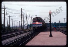 AMT Amtrak 250-390-374 California Zephyr Galesburg IL 6-11-89 35mm Slide (14353) picture