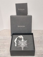 Waterford Crystal Snowflake Ornament 2019 in Box Christmas  picture