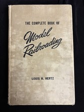 The Complete Book of Model Railroading Luis Hertz Hardcover 1951 Vintage Book picture