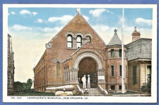 Confederate Memorial Postcard 1930 New Orleans Louisiana La picture