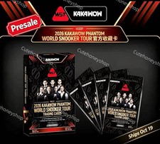 Pre-sale 2026 KAKAWOW Phantom World Snooker Tour Hobby Box Trading Cards 10/19 picture