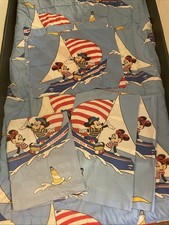 VTG S.S. Mickey Mouse & Minnie Comforter Flat Sheet Pillowcase Curtain Panel Set picture