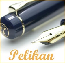 PELIKAN M200 OLD STYLE BLUE BLACK EF EXTRA FINE NIB VINTAGE NOS FOUNTAIN PEN picture