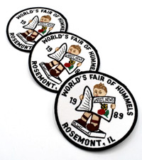 1989 World’s Fair of Hummels Sew-On Patch Lot of 3 Iron-On Collectibles Rare picture