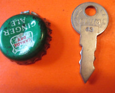 ANTIQUE VINTAGE CLUM ORIGINAL FORD DODGE PLYMOUTH CAR TRUCK IGNITION KEY # 63 picture