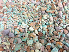2 Pound of Natural American Fox Mine Turquoise Rough Nevada Turquoise Mine Run picture
