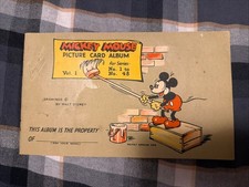 Mickey Mouse Picture Card Album Volume 1 (Walt Disney, 1935)  FOR SERIES 1 to 48 picture