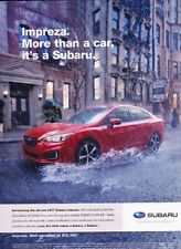 2017 Subaru Impreza - Rain - Original Advertisement Print Art Car Ad D81 picture