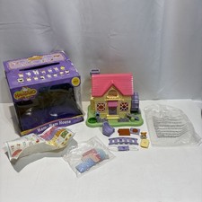 Vtg Hamtaro Ham-Ham House 2002 Box Ham Ham House Playset W/Box Opened Not Used picture