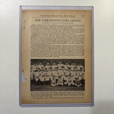 1934 Williamsport PA Baseball Team Picture Rare Antique League Champion picture