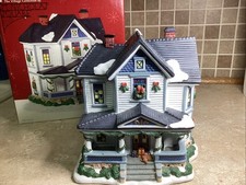 St. Nicholas Square Village  RURAL FARMHOUSE  w/ Box + Light Cord picture