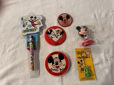 Vintage 6 Disney Mickey Mouse Items , Please See Pictures & Descriptions  picture