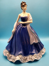 COALPORT FIGURINE GEM COLLECTION SAPPHIRE W/CERTIFICATE NEW RARE🌺(4) picture