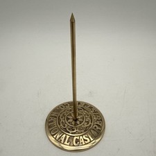 Vintage Style Bronze National Medallion Decorative Spike Reproduction New picture