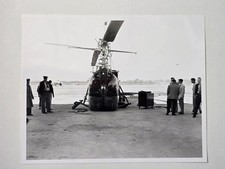 1953 Bell XHSL-1 Accident Hurst Plant Tandem Rotor 8x10 Archive Photo Print picture