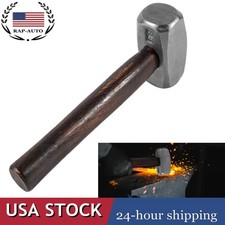 3lb Blacksmith Hammer Handmade Forge Knife Making Metal Working Forging Tool picture