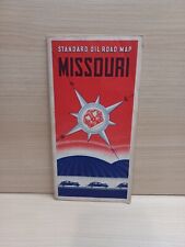 Missouri Standard Oil 1936 Vintage Road Map picture
