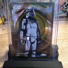 2026 Topps Chrome Star Wars Captain Phasma Gold Aurebesh/50 #AURE-93 picture