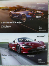 MCLAREN MODEL 720S AND  570S SPEC SHEETS picture