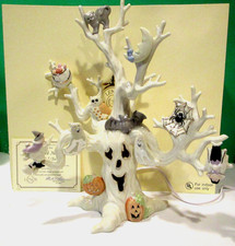 LENOX HAUNTED HALLOWEEN Lighted TREE  -- 2005 -- -- New in Box with COA picture