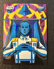 Topps 2026 Chrome Star Wars Kyber Light Insert KL-22 Grand Admiral Thrawn SSP picture
